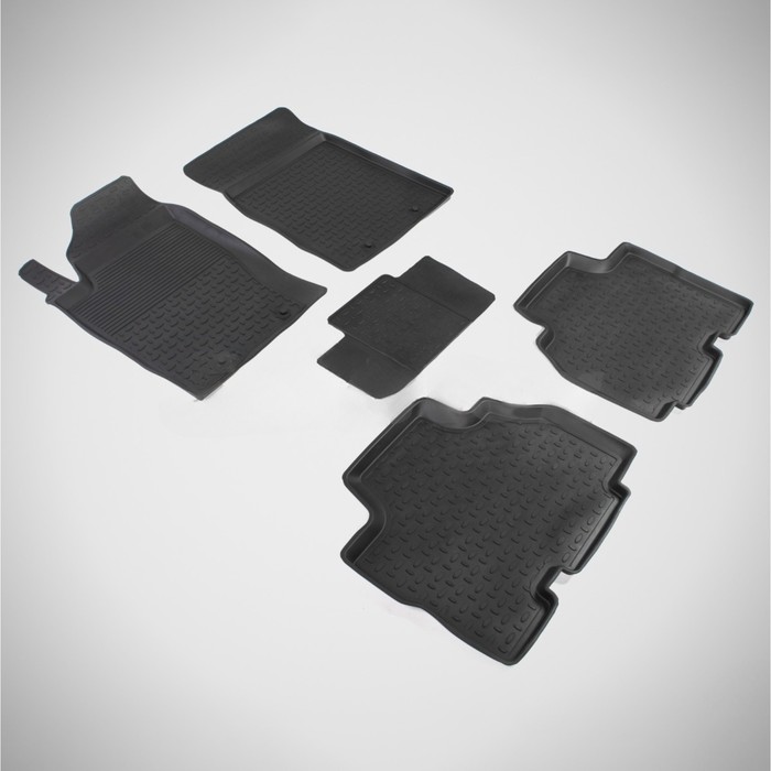 Коврики резиновые с высоким бортом для Ssang Yong KYRON, 2011-