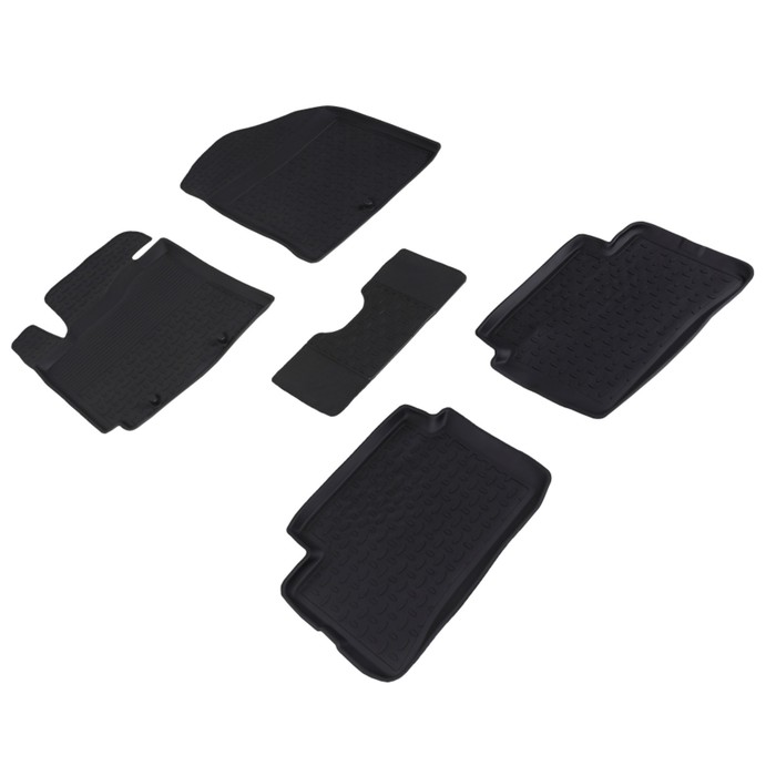 Коврики резиновые с высоким бортом для Kia PICANTO II, 2011-