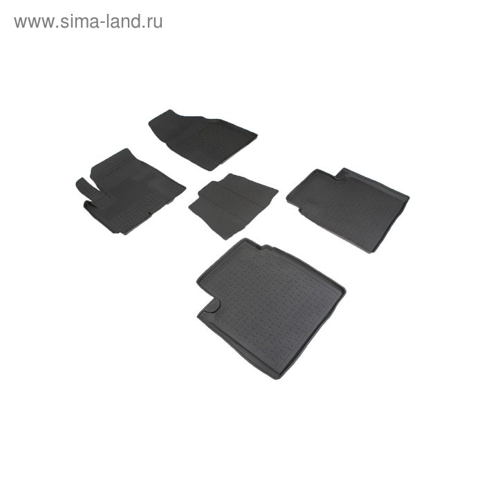 цена Коврики резиновые с высоким бортом для Lifan X60, 2013-