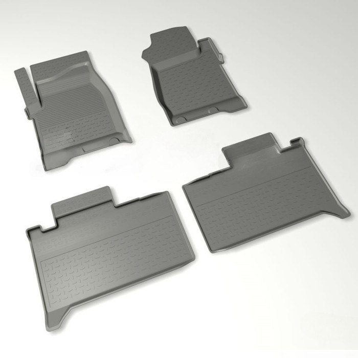 Коврики резиновые с высоким бортом для Uaz Patriot, 2015-