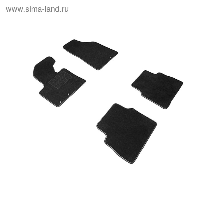 Ворсовые коврики для Kia Sorento 2012-2015 коврики 3d для kia sorento prime 2015 2020 черные комплект