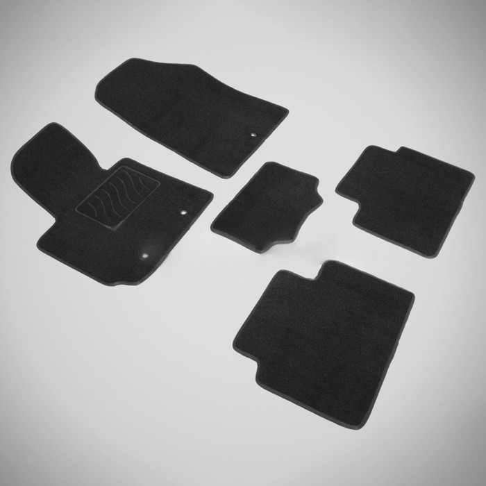 Ворсовые коврики для Kia SOUL II, 2014-