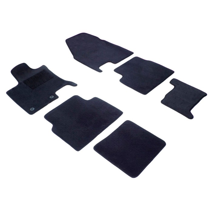 Ворсовые коврики для Nissan QASHQAI+2, 2008-2014