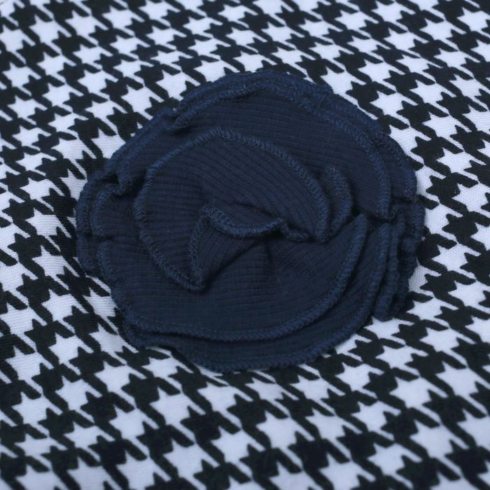 Шапка "Высокий стиль", размер 50, принт гусиная лапка