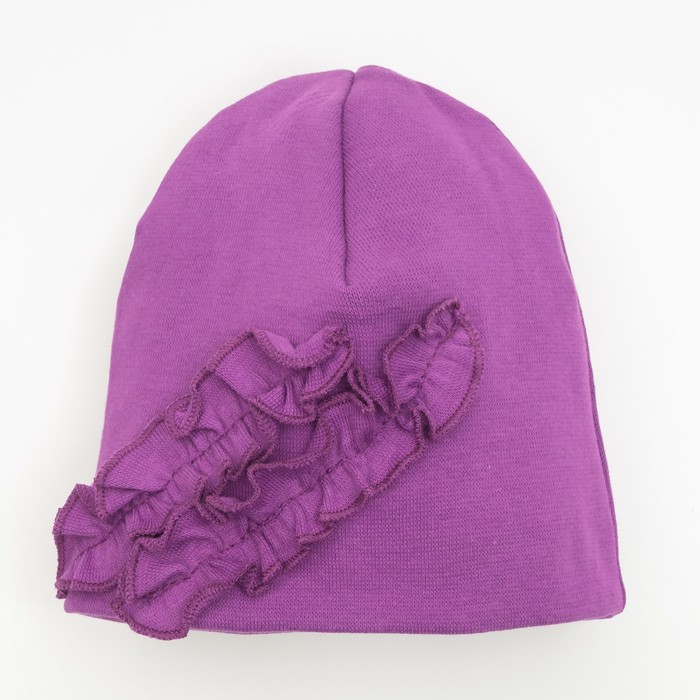 Шапка "Ветер", размер 50, цвет сиреневый