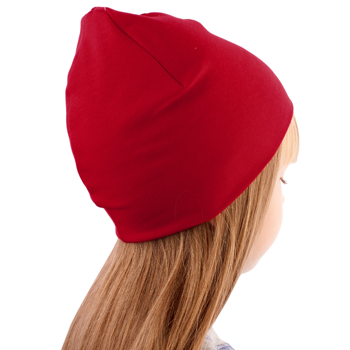 Шапка "Ветер", размер 50, цвет красный