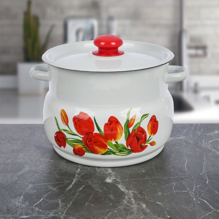 Набор кастрюль "Вишневый сад", уценка