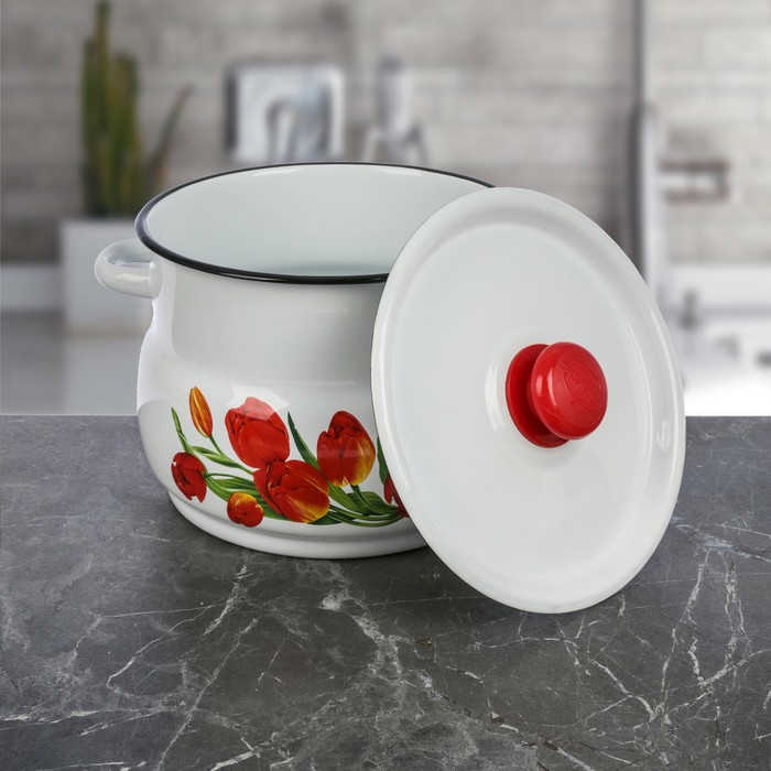 Набор кастрюль "Вишневый сад", уценка