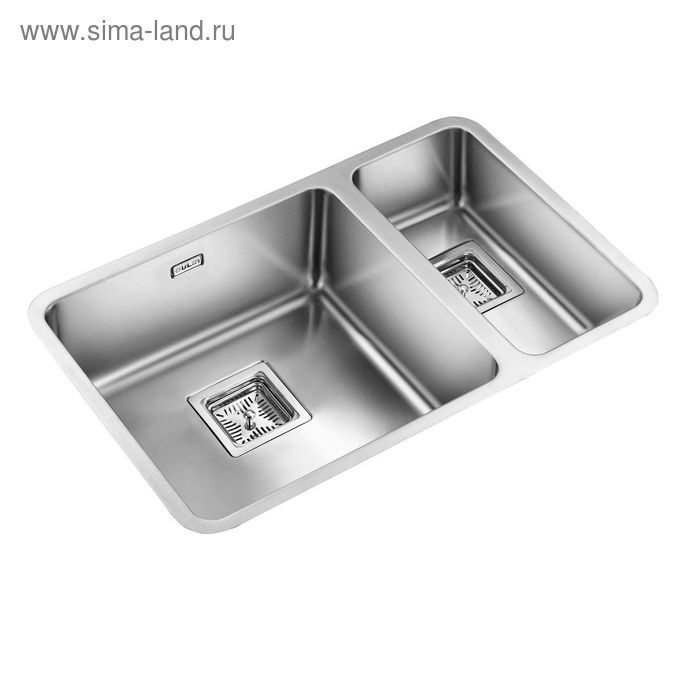 

Мойка врезная из нержавеющей стали Oulin OL-0369L, левая