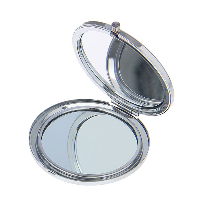 набор подарочный 2в1 в карт.коробке (зеркало с цветами микс +ручка) красный 16*9 см