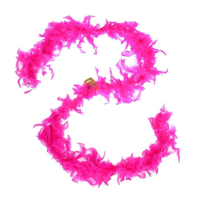 Карнавальный шарф-перо 180 см, 60 грамм, цвет розовый