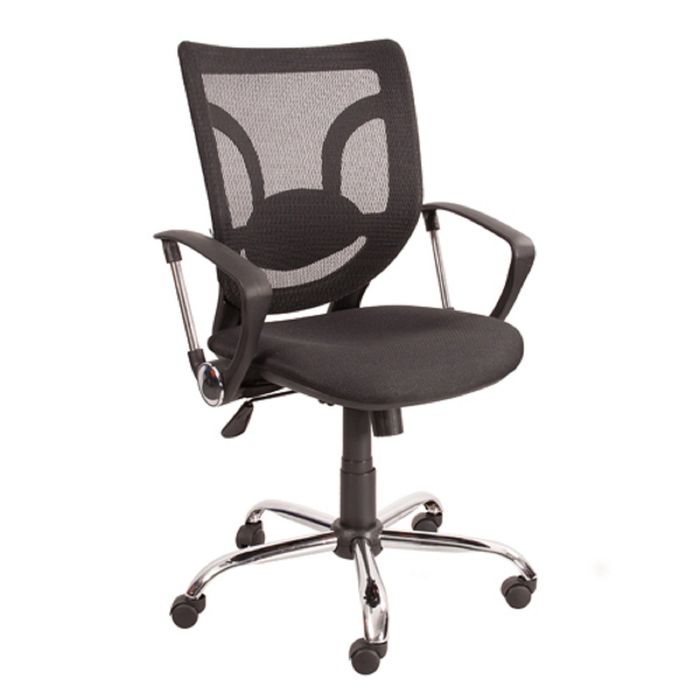 Кресло Brise gtpH Ch1 W01/T01 черный, сетка/сэдвич