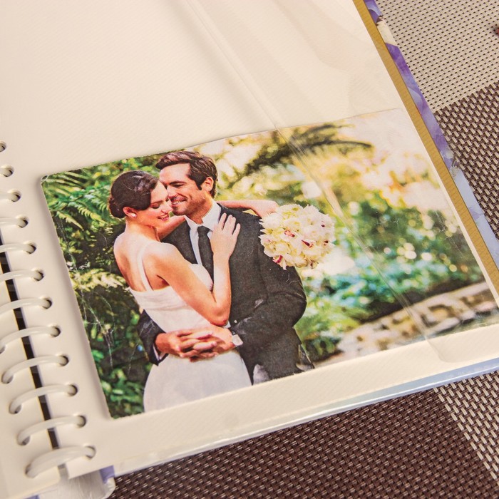 Фотоальбом "Мои лучшие фото", 20 листов, с золотой обводкой