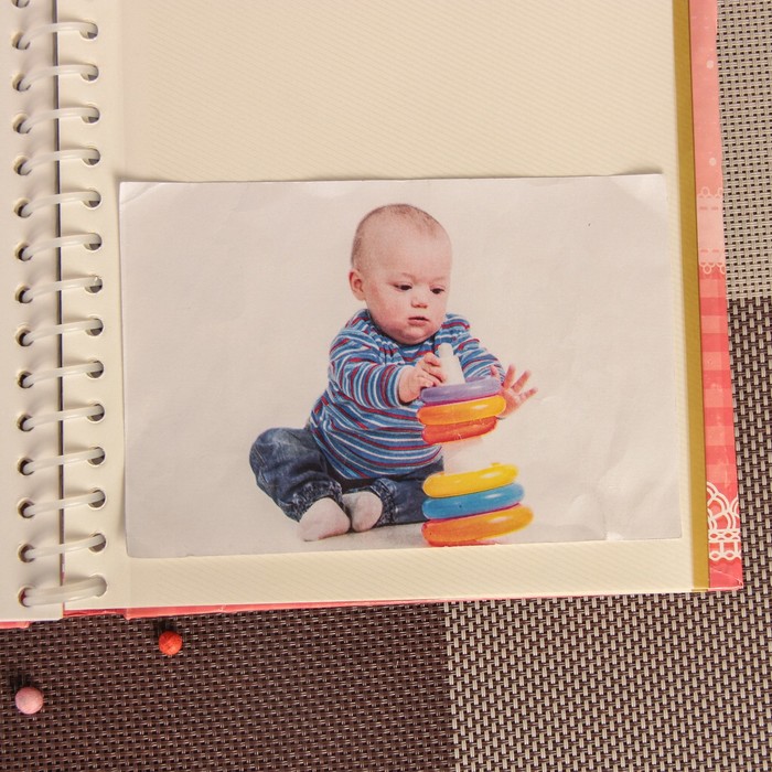 Фотоальбом "Наше маленькое счастье", 20 листов, с глиттером