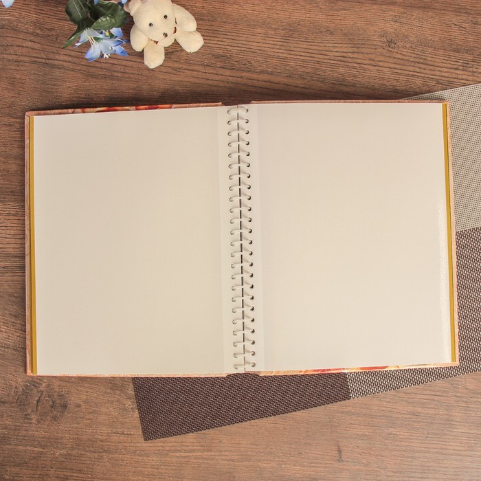 Фотоальбом "Наша свадьба", 20 листов, с золотой обводкой