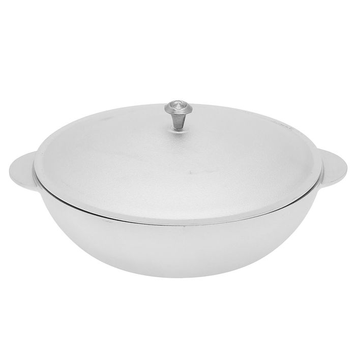 Сковорода, с крышкой, утолщенная, литые ручки, 30 см