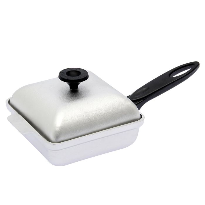 Сковорода-гриль "Квадрат" с крышкой, 24 см