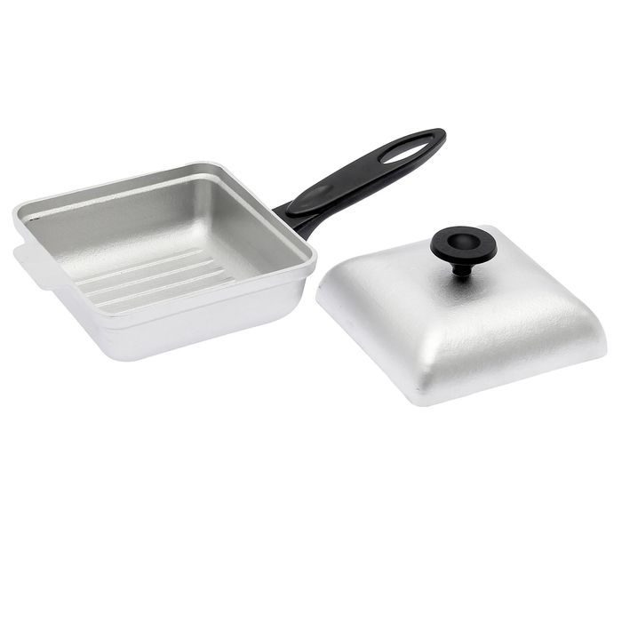 Сковорода-гриль "Квадрат" с крышкой, 24 см