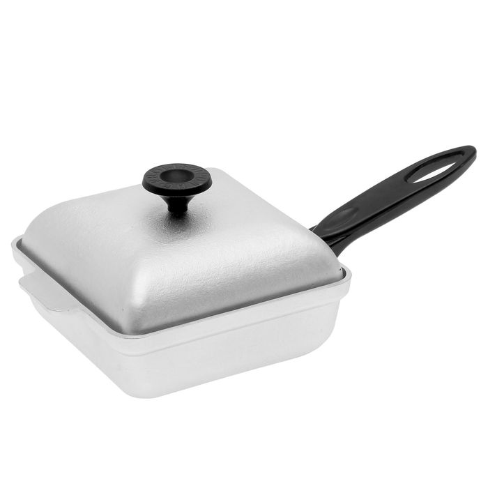 Сковорода-гриль "Квадрат" с крышкой, 26 см