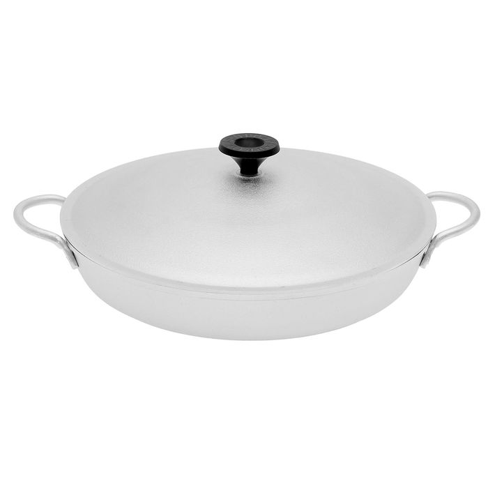 Сковорода, с крышкой, литые ручки, 30 см