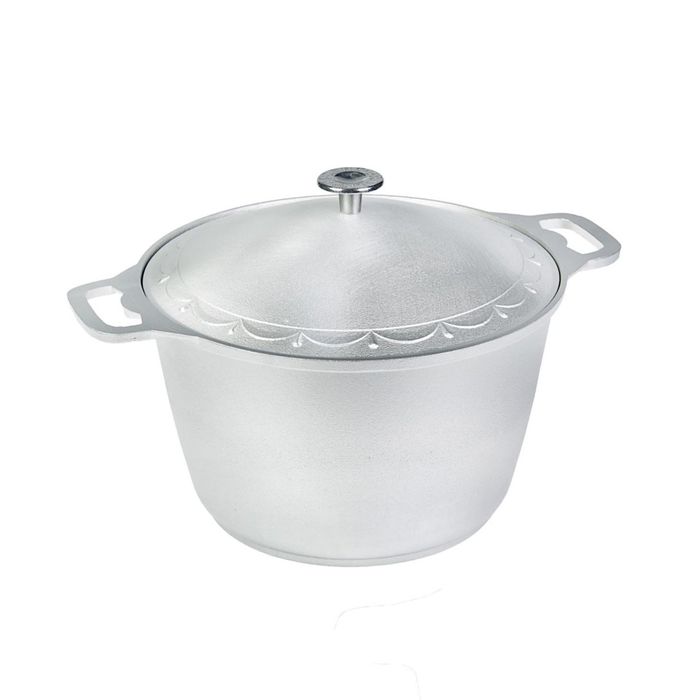 Казан "Кухонно-туристический" утолщенный, с крышкой, 8 л