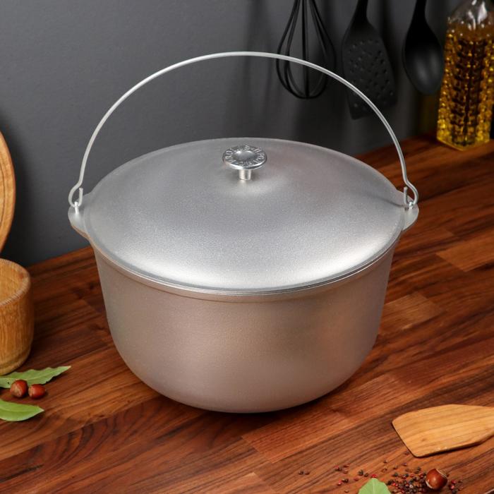 Казан "Кухонно-туристический" с крышкой и душкой,12 л