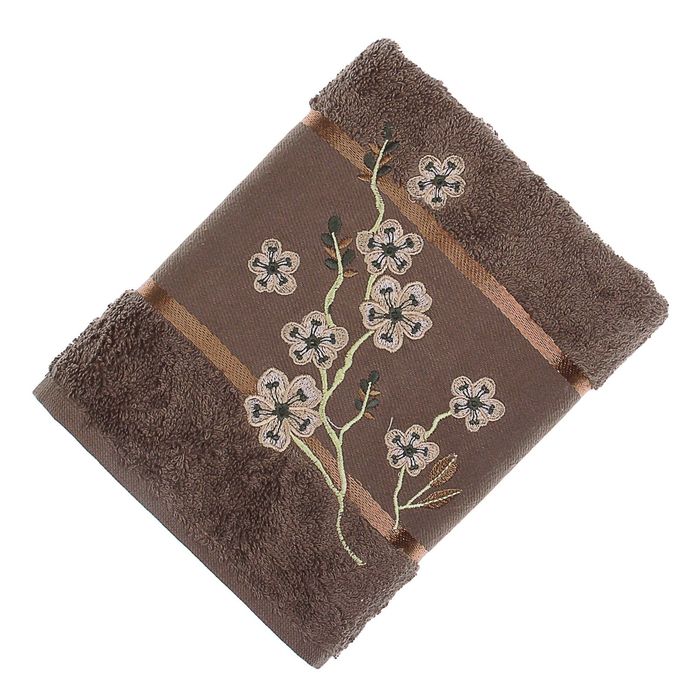 Полотенце махровое Fiesta Sakura 50*90 см хакки 500гр/м, хлопок 100%