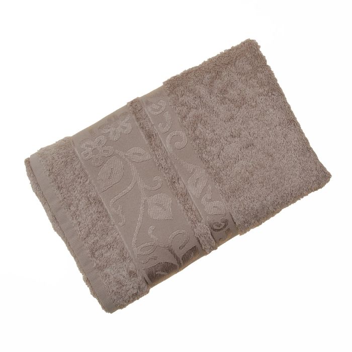 Полотенце махровое Fiesta Class 50*90 см  серый 500гр/м, бамбук