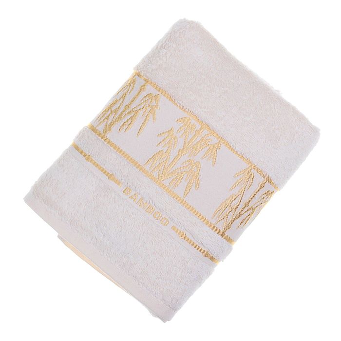 Полотенце махровое Fiesta Gold 50*90см шампань 500гр/м, бамбук