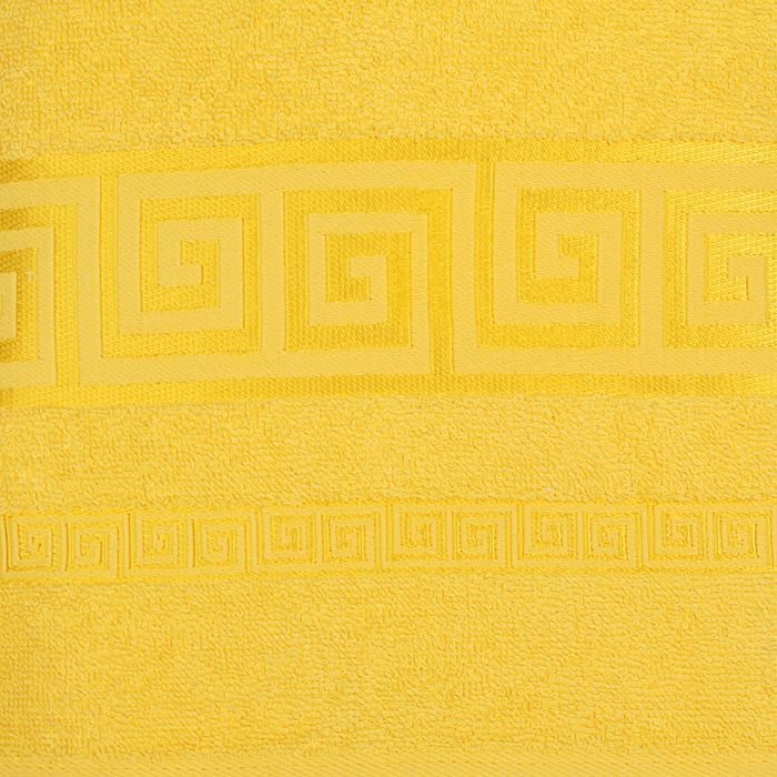 Полотенце махровое Fiesta Cotonn 70х130 см желтый 400гр/м2, хлопок 100%