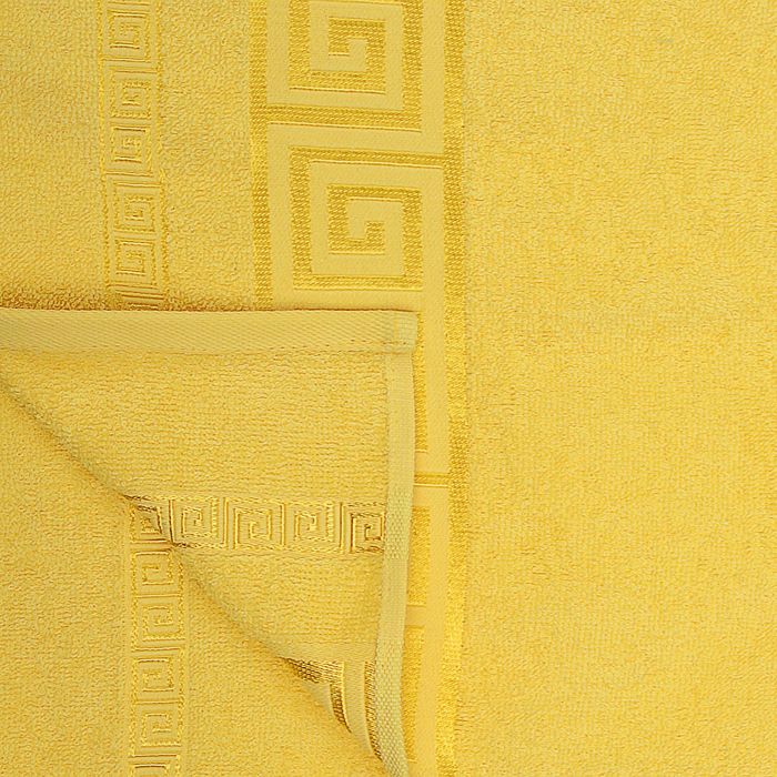 Полотенце махровое Fiesta Cotonn 70х130 см желтый 400гр/м2, хлопок 100%