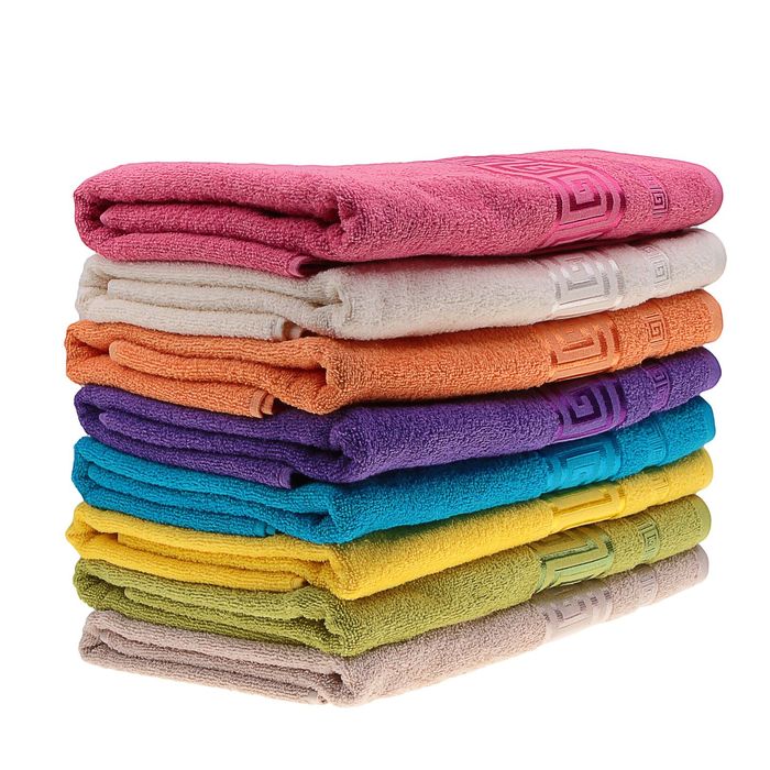 Полотенце махровое Fiesta Cotonn 70х130 см желтый 400гр/м2, хлопок 100%