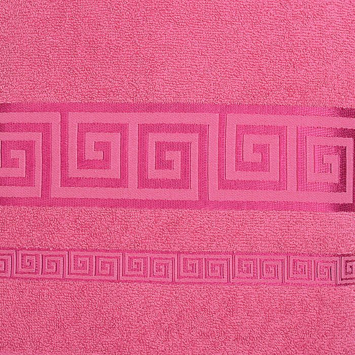 Полотенце махровое Fiesta Cotonn 70х130 см розовый 400гр/м2, хлопок 100%