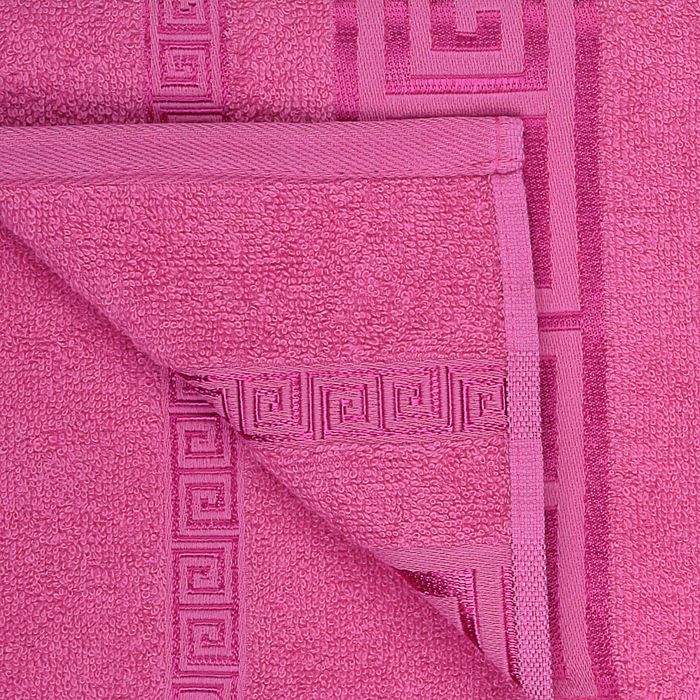 Полотенце махровое Fiesta Cotonn 70х130 см розовый 400гр/м2, хлопок 100%