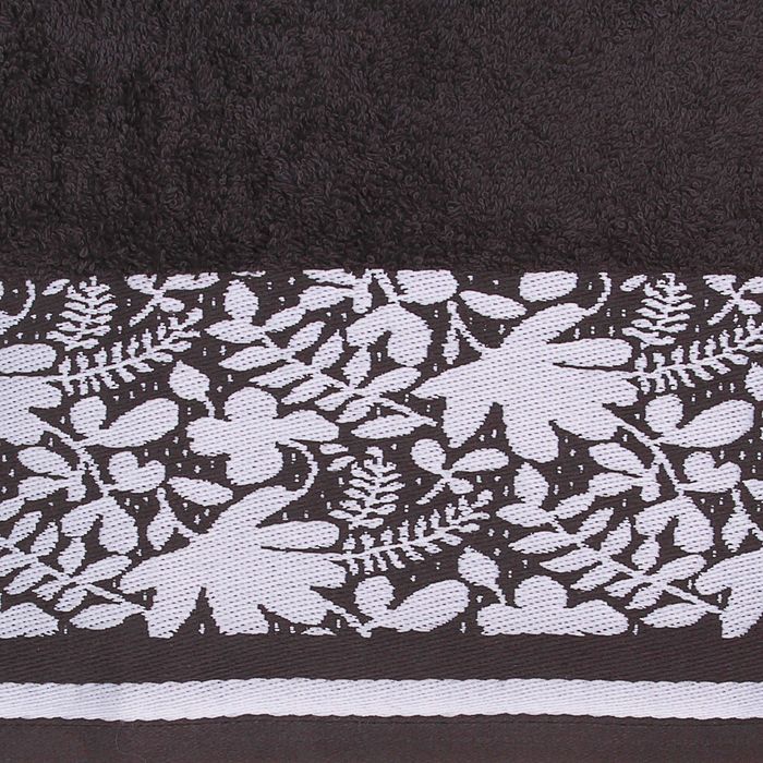 Полотенце махровое Fiesta Rowan 70*140см графит 500гр/м хлопок 100%