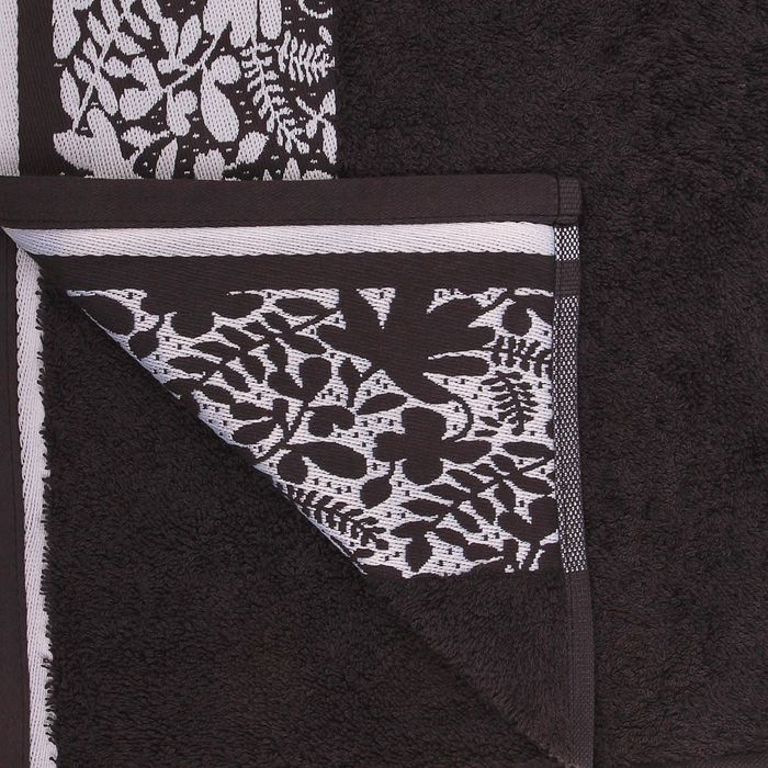 Полотенце махровое Fiesta Rowan 70*140см графит 500гр/м хлопок 100%