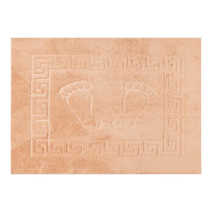 Коврик для ног прорезиненный, 50х70 см беж нано-микрофибра п/э100%