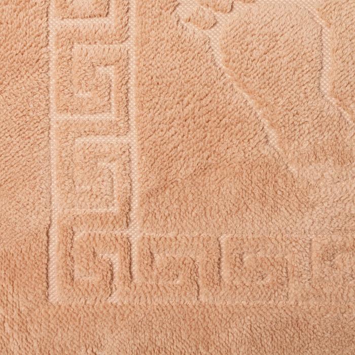 Коврик для ног прорезиненный, 50х70 см беж нано-микрофибра п/э100%