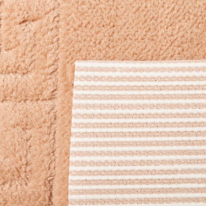 Коврик для ног прорезиненный, 50х70 см беж нано-микрофибра п/э100%