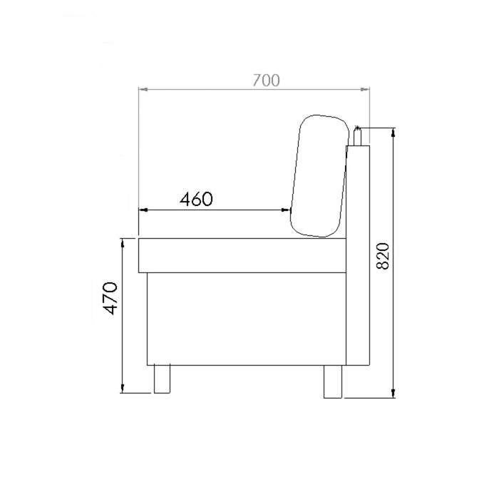 Кухонный уголок Модерн левый
