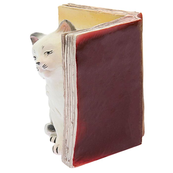 Подставка для книг "Котята - А", бордо 20см