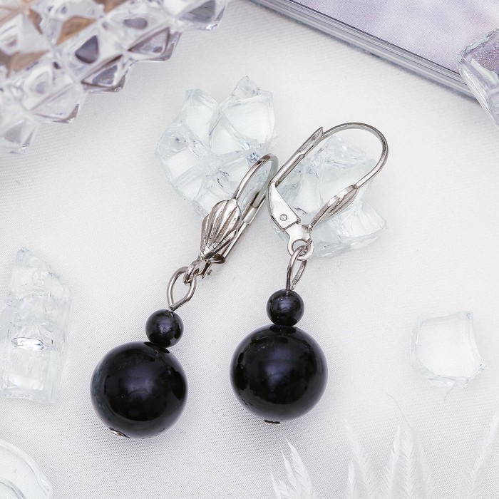 Серьги шар №14 "Гранат"