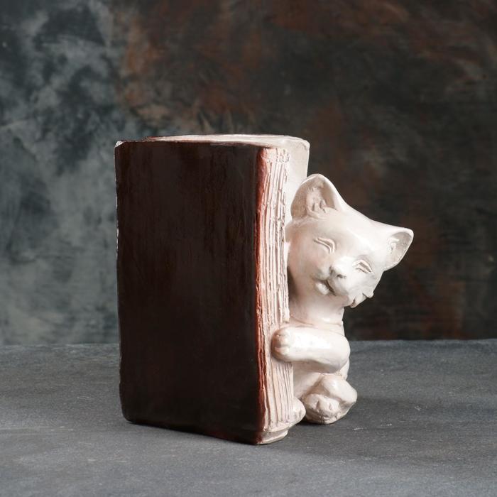 Подставка для книг "Котята - Z", состаренный коричневое 20см