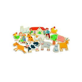 

Игра магнитная « Ферма», 24 детали