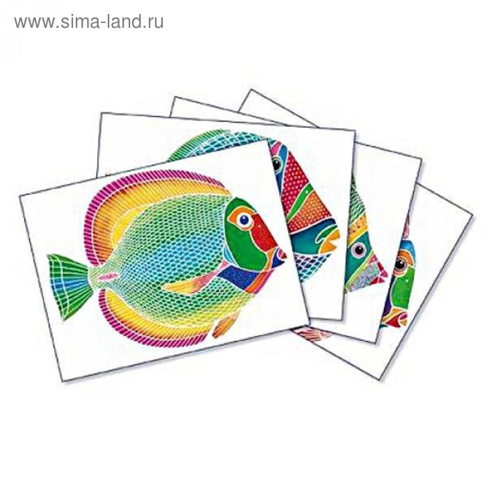 

Раскраска акварельная "Рыбы"