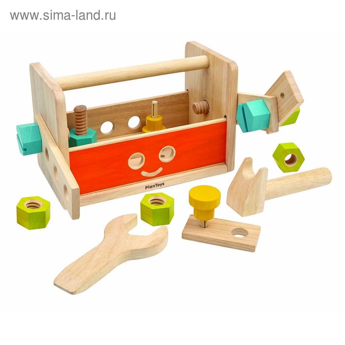 фото Набор деревянных инструментов «робот» plantoys