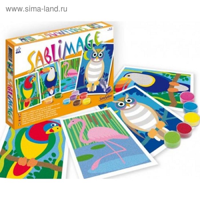 

Песочные картинки «Птицы»