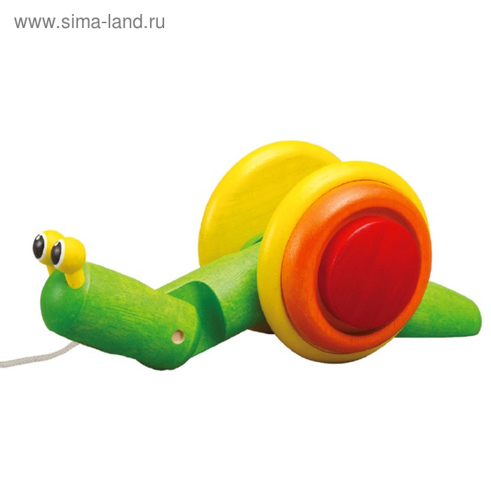Игрушка-каталка «Улитка» каталка игрушка stellar улитка 01359 желтый зеленый