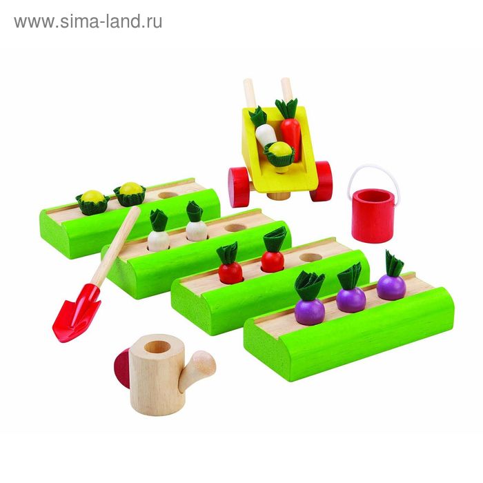 фото Игровой набор «овощные грядки» plantoys