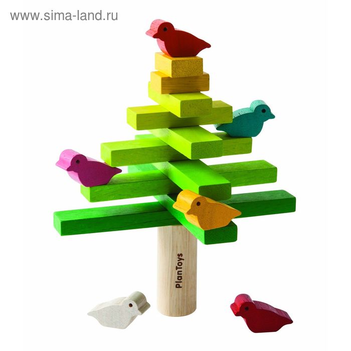 фото Игра развивающая «балансирующее дерево» plantoys
